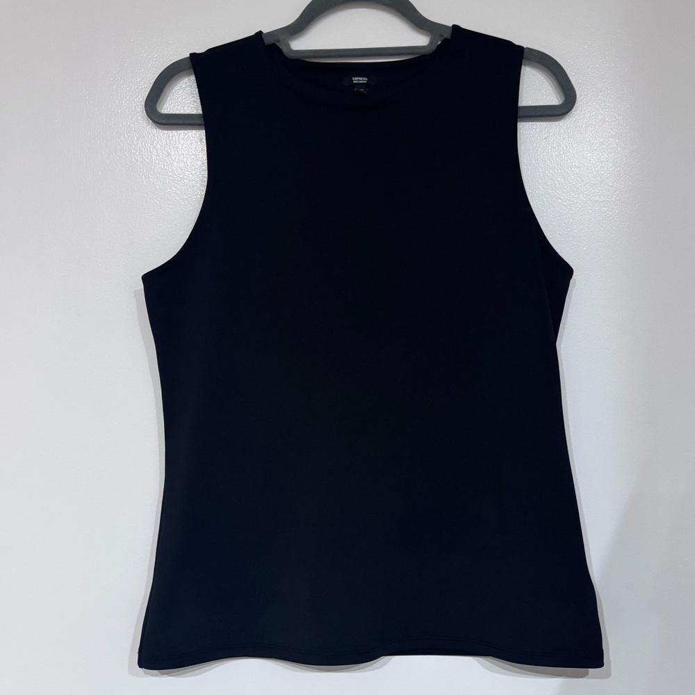 Express Black Sleeveless Tank Top L